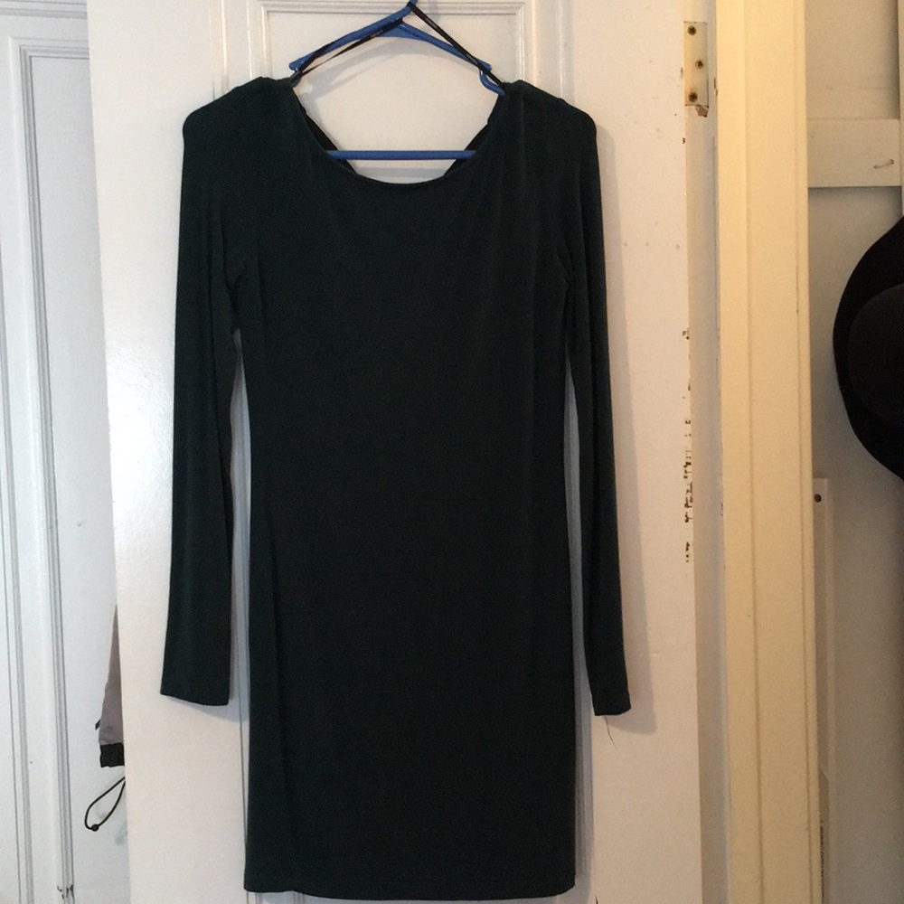 Dark Green Dress